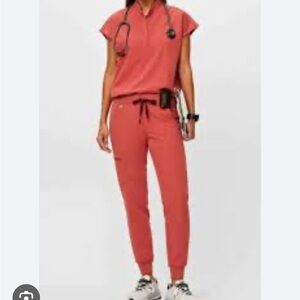 Figs Vibrant Red Medical Scrubs